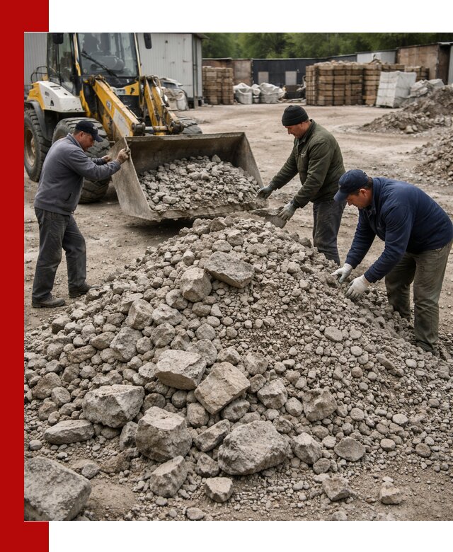 Демонтаж и вывоз бой бетона в Мурманске