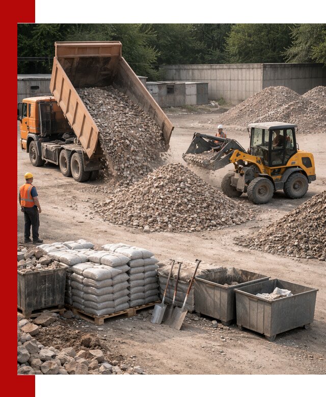 Вторичные материалы для отсыпки в Мурманске — поставка и доставка