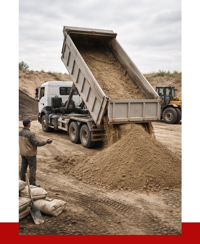 Доставка самосвалом 20 кубов в Мурманске от 7712 р. | ПРОНЕРУДМрм