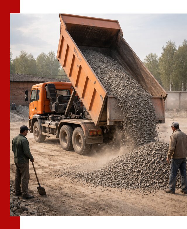 Доставка самосвалом 20 м3 в Мурманске быстро и надежно