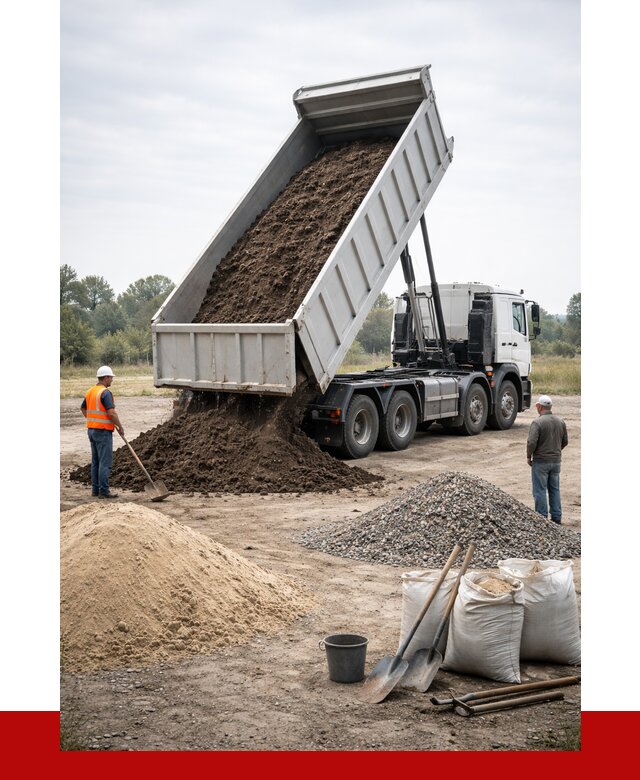 Доставка самосвалом 30 кубов в Мурманске от 8740 р. | ПРОНЕРУДМрм