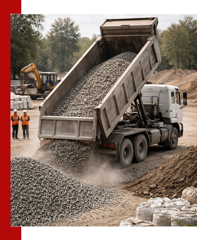 Аренда самосвала в Мурманске для доставки сыпучих и нерудных материалов