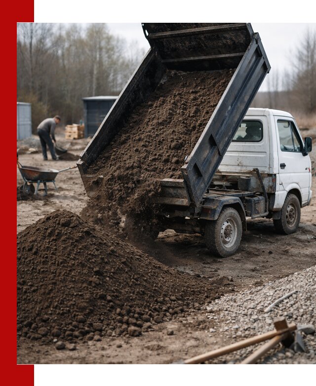 Аренда минисамосвала в Мурманске для доставки сыпучих материалов