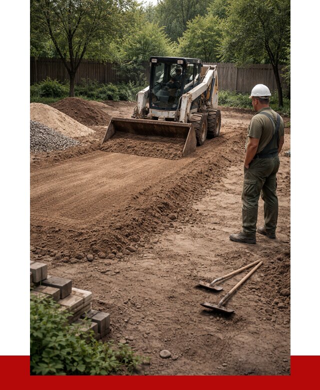 Выравнивание участка под ключ в Мурманске от 3599 р. | ПРОНЕРУДМрм